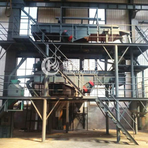 煤质活性炭破碎筛分系统