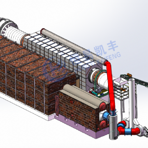 连续式炭化炉,钠电负极材料炭化回转窑,炭化炉设备